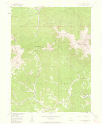 Parkview Mountain 1956 topographic map thumbnail