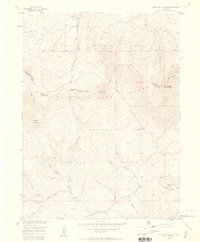Parkview Mountain 1956 topographic map thumbnail