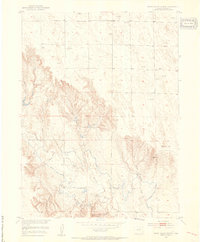 Peace Valley School 1951 topographic map thumbnail
