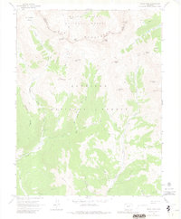 Pearl Pass 1961 topographic map thumbnail