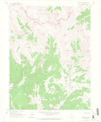 Pearl Pass 1961 topographic map thumbnail