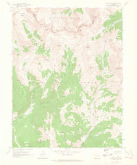 Pearl Pass 1961 topographic map thumbnail