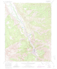 Ouray 1955 topographic map thumbnail