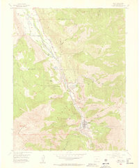 Ouray 1955 topographic map thumbnail