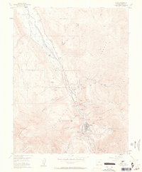 Ouray 1955 topographic map preview