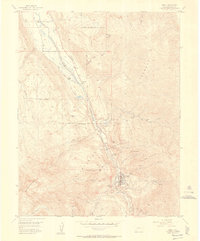 Ouray 1955 topographic map thumbnail