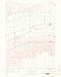 Ovid 1953 topographic map preview