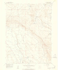 Owl Ridge 1955 topographic map thumbnail