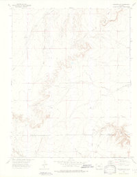 Packers Gap 1972 topographic map thumbnail