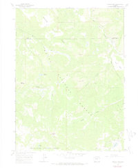 Pagoda Peak 1966 topographic map thumbnail