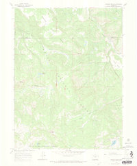 Pagoda Peak 1966 topographic map thumbnail