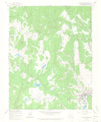 Pagosa Springs 1964 topographic map thumbnail