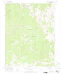 Pahlone Peak 1967 topographic map thumbnail