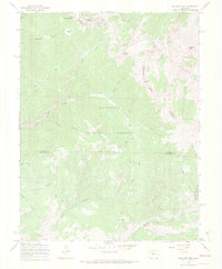 Pahlone Peak 1967 topographic map thumbnail