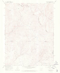 Pahlone Peak 1967 topographic map thumbnail