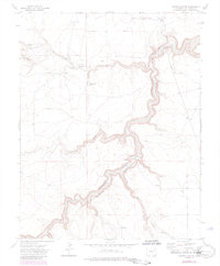 Painted Canyon 1972 topographic map thumbnail