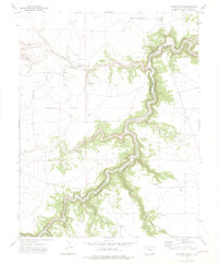 Painted Canyon 1972 topographic map thumbnail
