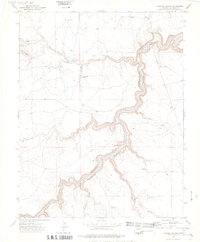Painted Canyon 1972 topographic map thumbnail