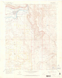 Palisade 1962 topographic map thumbnail