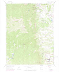 Palmer Lake 1961 topographic map thumbnail