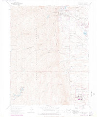 Palmer Lake 1961 topographic map thumbnail