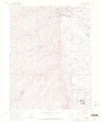 Palmer Lake 1961 topographic map thumbnail