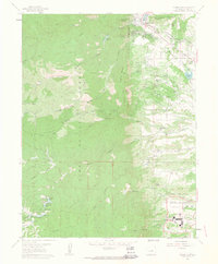 Palmer Lake 1961 topographic map thumbnail