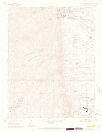 Palmer Lake 1961 topographic map thumbnail