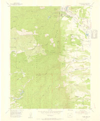 Palmer Lake 1954 topographic map thumbnail
