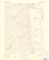 Palmer Lake 1954 topographic map thumbnail