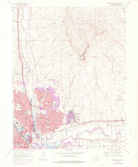 Northeast Pueblo 1961 topographic map thumbnail