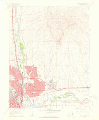 Northeast Pueblo 1961 topographic map thumbnail