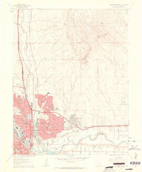 Northeast Pueblo 1961 topographic map thumbnail