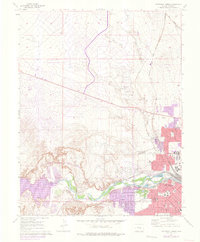 Northwest Pueblo 1961 topographic map thumbnail