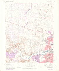 Northwest Pueblo 1961 topographic map thumbnail