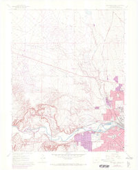 Northwest Pueblo 1961 topographic map thumbnail