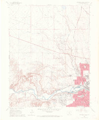 Northwest Pueblo 1961 topographic map thumbnail