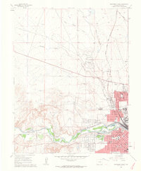 Northwest Pueblo 1961 topographic map thumbnail