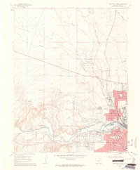 Northwest Pueblo 1961 topographic map thumbnail