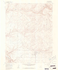 Nucla 1960 topographic map thumbnail