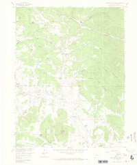 Observatory Rock 1958 topographic map thumbnail