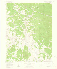 Observatory Rock 1958 topographic map thumbnail