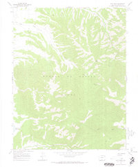 Ojito Peak 1967 topographic map thumbnail