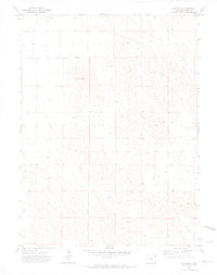 Old Baldy 1971 topographic map thumbnail