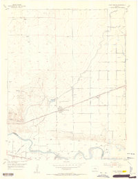 Olney Springs 1954 topographic map thumbnail