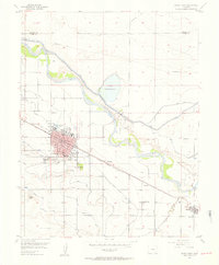 Rocky Ford 1955 topographic map thumbnail