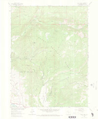 Rocky Peak 1962 topographic map thumbnail