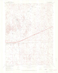 Roggen 1951 topographic map thumbnail