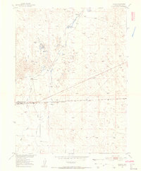 Roggen 1951 topographic map thumbnail