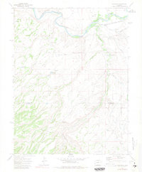 Roubideau 1969 topographic map thumbnail